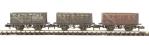Coal Trader Triple Pack - 7 Plank Wagons BR (Ex-Private Owner) P Numbers - weathered
