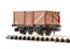 16 Ton Steel Mineral Wagon With Top Flap Doors BR Bauxite