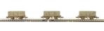 Triple Pack of Steel Tippler Wagons in BR grey 'Iron Ore' - weathered