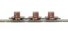 Triple Pack Conflat Wagons BR Bauxite A Containers