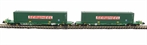 Intermodal Bogie Wagons With Two 45ft Containers 'Seawheel'