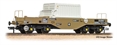 FNA Nuclear Flask Wagon with Flat Floor, Changeover Valve & Round Buffers - Flask 23