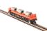 BAA steel carrier with coils in Railfreight red/black livery