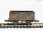 16 Ton steel mineral wagon end door in BR grey B106979 - weathered
