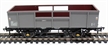 34 tonne ZKA Limpet open ballast wagon in plain grey DC390168