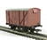 12 ton planked vent van B755180 in BR bauxite (late) livery