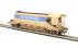 JJA auto ballaster outer generator wagon in ex-Railtrack livery - weathered