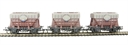 22-ton Presflo in Blue Circle Railfreight brown - Pack of 3 - weathered - B873150, B887885 & B888803
