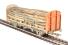OTA (ex VDA) Timber Carrier Wagon Railfreight (Red) with Lumber Load - Weathered