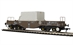 FNA nuclear flask wagon with flat floor & round buffers in standard buff livery