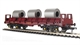 BZA steel carrier wagon 900142 in EWS livery with steel coils