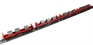 BAA steel carrier wagon in Railfreight Red & Black with steel coils.