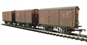 Pack of 3 12 ton ventilated vans in BR bauxite (early) - weathered