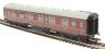 57 ft ex-LMS 'Porthole' first corridor M1126M in BR maroon