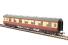 LMS 60' Porthole first open M7481M in BR crimson & cream - lightly weathered