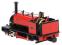 Quarry Hunslet 0-4-0ST "Alice" in Dinworic Quarry red - as preserved