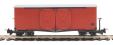 WD Bogie covered goods wagon in Lincolnshire Coast Light Railway crimson