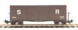 WD Bogie covered goods wagon in SR brown