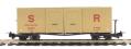 WD Bogie covered goods wagon in SR cream