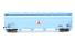 4-bay ACF 5250 covered hopper of Citgo - blue with blue and red logo with black lettering 5279