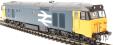 Class 50 in BR large logo blue with black roof - unnumbered