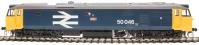 Class 50 50046 "Ajax" in BR large logo blue with black roof