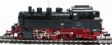 Class 64 Epoch III 2-6-2 tank loco in East German DDR black & red livery