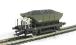 Dogfish ballast wagons in Engineers olive green with ballast loads (all metal axles) - Pack of 4