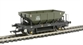 Dogfish ballast wagons - 2 x olive, 2 x black. Very lightly weathered - Pack of 4