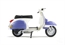 V type scooter in white and lilac