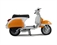 V type scooter in white and orange