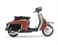 L type scooter in black and dark red
