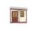 Wooden Station Gents Toilet (22 x 15 x 20mm)