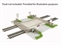 Level Crossing - single or double track. (Track not included)