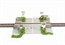 Level Crossing - single or double track. (Track not included)