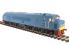 Class 45 'Peak' in BR early blue with red bufferbeams - unnumbered