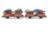 Double Car Transporter, Type Laae52 of the DB with 8 x VW Cars