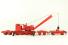 Breakdown crane & match wagons in BR red