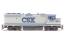GP40-2 EMD 6383 of the CSX
