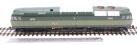 Class 47 in BR two-tone green with small yellow panels - unnumbered