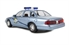 Kentucky State Trooper police car in light metallic blue HO gauge