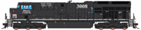 ET44 GEVO 3008 of the Illinois Central - digital sound fitted