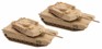 M1 Abrams Tank Kits (2-Pack)