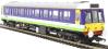 Class 121 single car DMU 'Bubblecar' 121027 "Bletchley TMD" in Silverlink purple and green - Digital fitted
