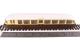 Streamlined Railcar 11 in GWR lined chocolate and cream with shirtbutton emblem