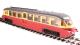Streamlined Railcar W14 in BR lined crimson and cream