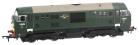 Class 22 D6328 in BR green with small yellow panels and headcode discs