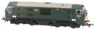 Class 22 D6356 in BR green with small yellow panels and headcode boxes