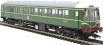 Class 122 single car DMU 'Bubblecar' W55018 in BR green with speed whiskers