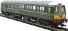 Class 122 single car DMU 'Bubblecar' W55006 in BR green with small yellow panels